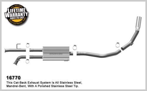 Magnaflow 16770 toyota truck tundra stainless cat-back system exhaust