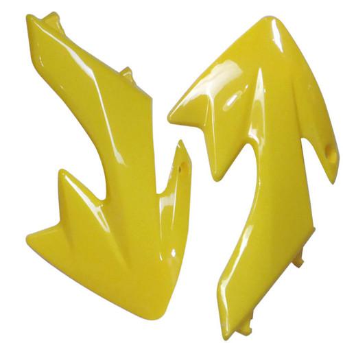 Yellow plastic tank shrouds body fender f/ honda crf50 xr xr50 ssr dirt pit bike