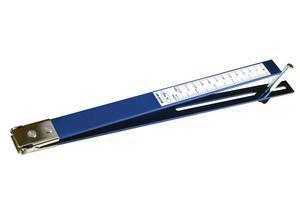 New motion pro folding sag scale, blue, 28 1/4 in. extended, 15 3/4 in. folded