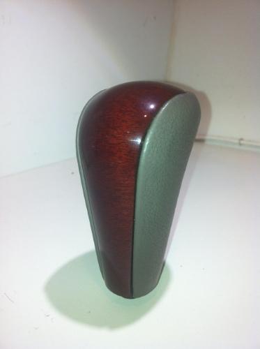 Gx470 02-09 lexus factory oem grey leather/cherry wood shift knob