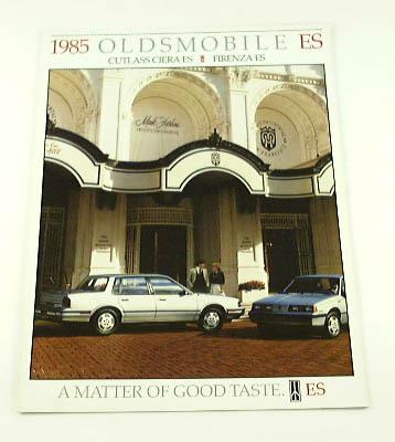 1985 85 oldsmobile cutlass ciera es fienza es brochure