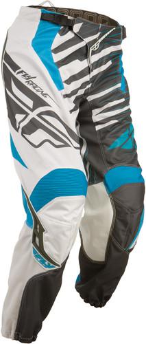 Fly racing kinetic shock mens mesh pants blue/white 32 367-33132