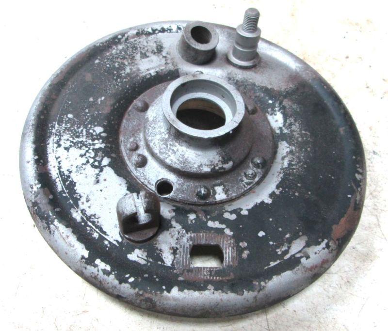 Oem 30-36 vlfront brake backing plate harley 45 flathead g servi flathead rl dl