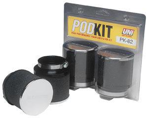 Uni pod filter kit - chrome - 4 ea - 1 1/2in. x 2 1/2in.  pk3