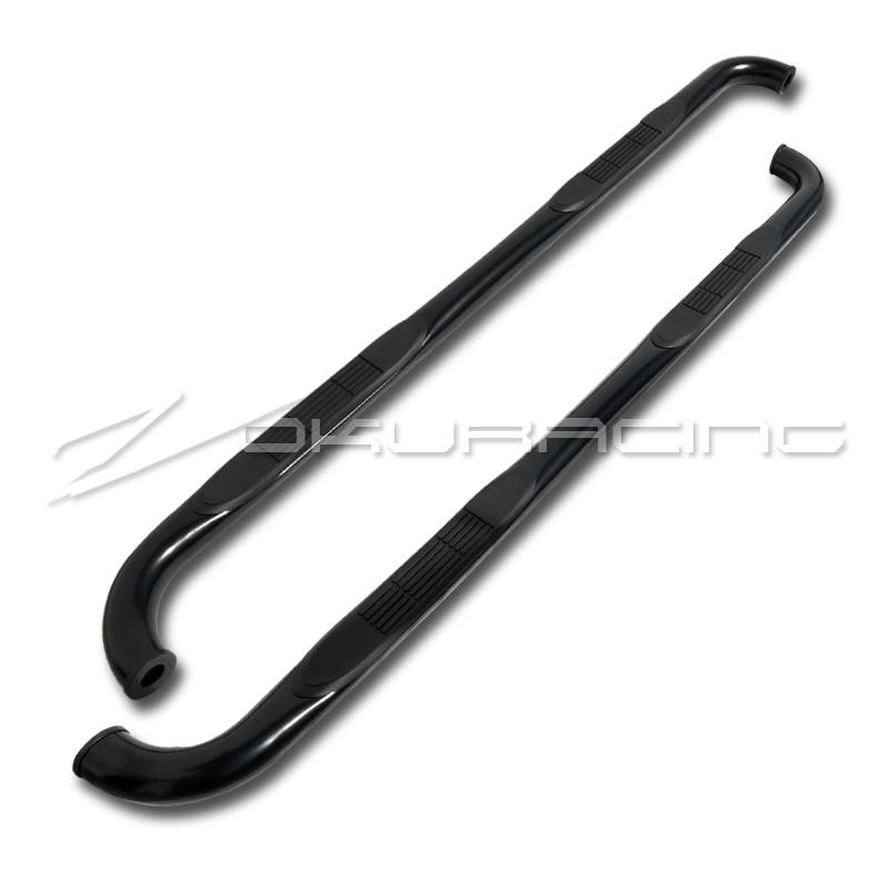 Black 09-13 dodge ram 1500 2500 crew cab 3" nerf bars side step running board