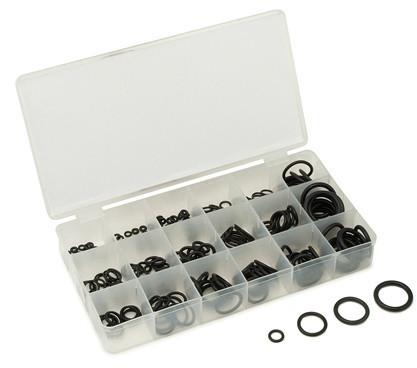 225 pcs o-ring assortment rubber sae hydraulic automotive plumbing