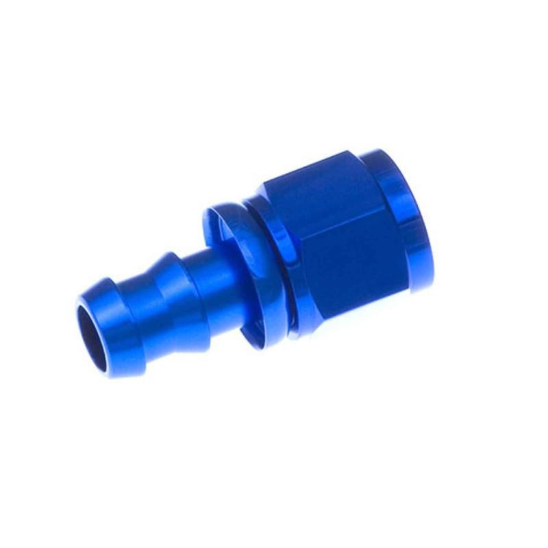 New red horse fitting -06 straight an/jic hose end push lock blue 2000-06-1