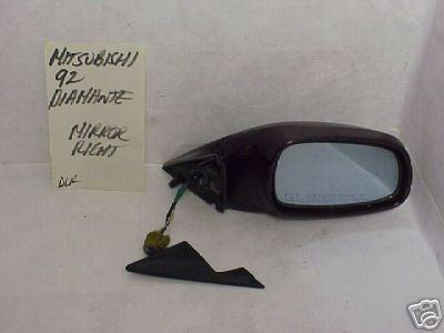 Mitsubishi diamante 92 1992 power door mirror passenger rh right