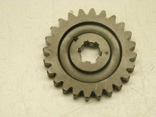 81 yamaha xs650 xs650h starter shaft gear #1 pt#3061551300 