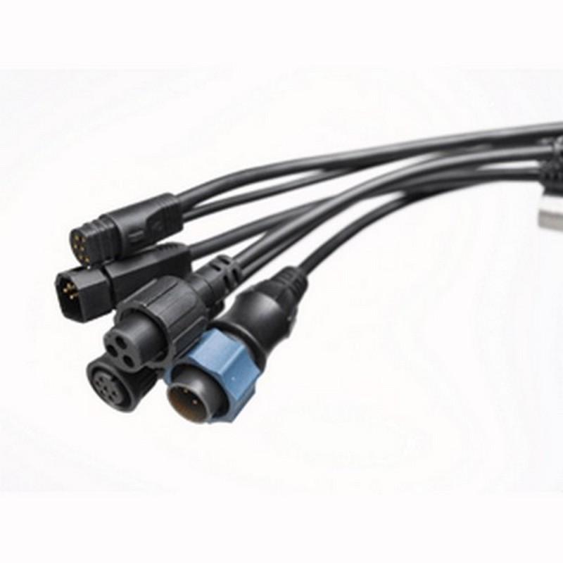 Black minn kota mkr-us2-10 lowrance/eagle blue adapter cable