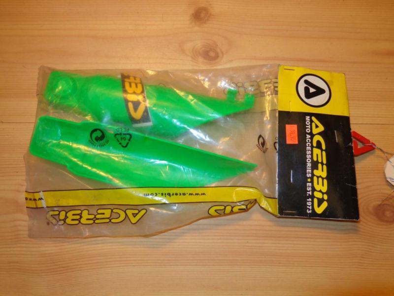 2000-03 honda xr50 xr 50 & 2004-12 crf50 crf acerbis front fork guards new green