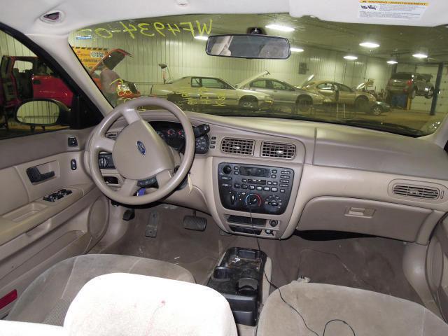 2007 ford taurus sunvisor lh driver tan w/mirror 2081619