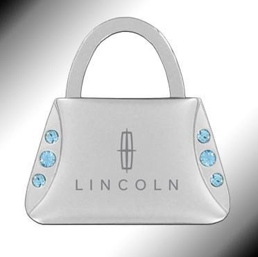 *lincoln®* key chain fob holder ring *chrome*