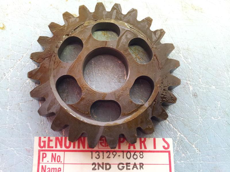 Kawasaki kx125 a 1974-1979 2nd drive gear output 13129-1068 nos