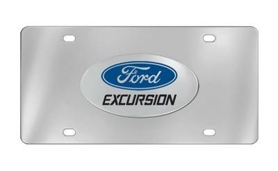 Ford genuine license plate factory custom accessory for excursion style 1