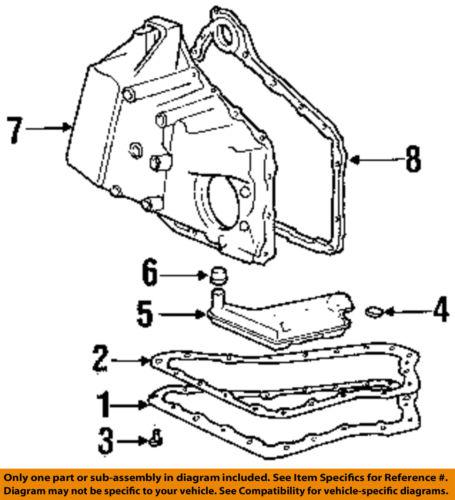 Oldsmobile gm oem 24206959 transaxle parts-cover gasket