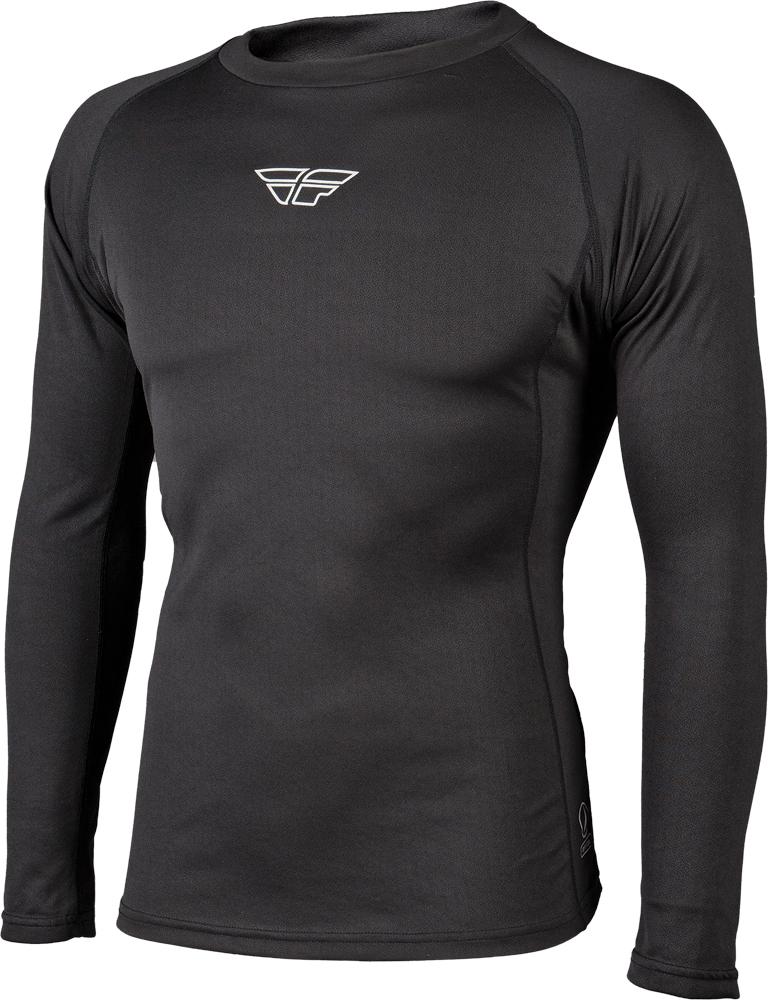 Fly racing base layer heavyweight top black x-large 354-6084x