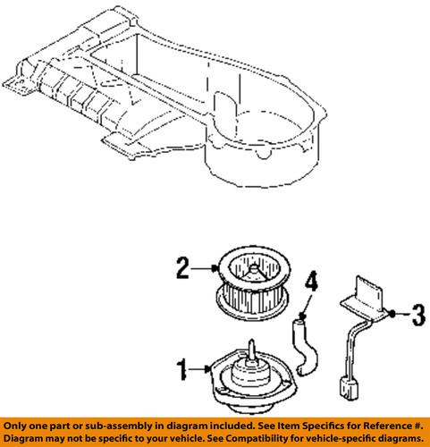 Gm oem 22792042 blower motor/hvac blower motor