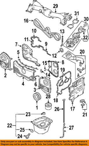 Subaru oem 14075aa161 fuel injection plenum gasket