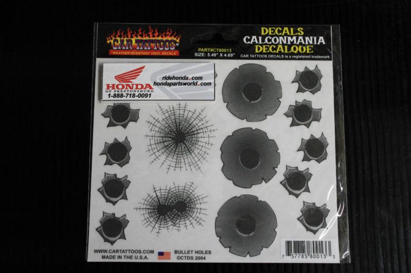 Bullet holes sticker packs/decals  **new** 4-6x6 sheets  #765428