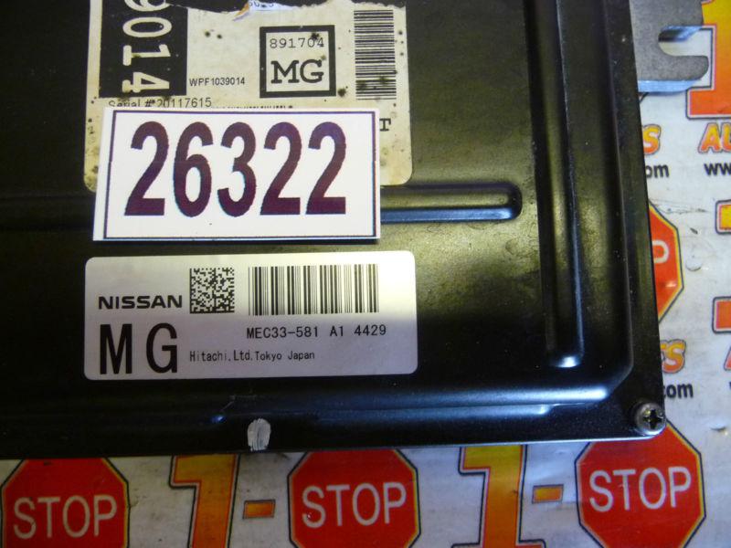 04 nissan armada engine computer ecu ecm mec33-581 a1 oem