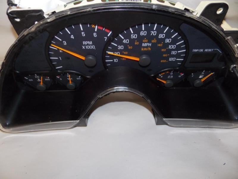 99-02 pontiac firebird 3.8l 132k instrument cluster speedometer 2001 2002 #7101