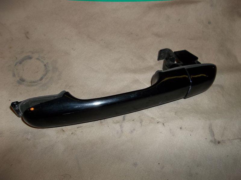 98-00 volvo s70, v70 drivers side, left rear door exterior, outer black handle