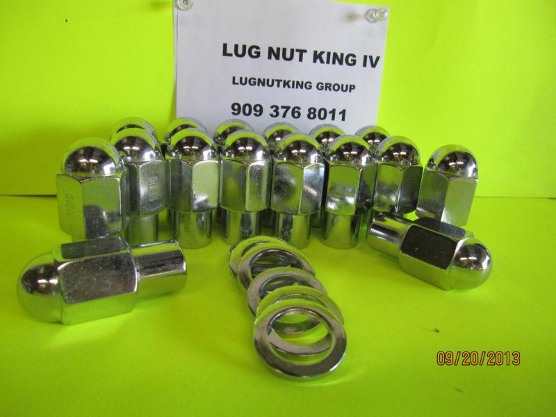 32  lug nuts mag 1/2-20 duplex 8 lug 2500 chevy, dodge  250 ford truck single ax