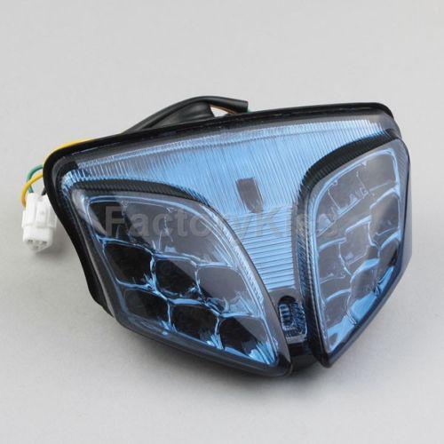 Gau new integrated led tail+turn light for suzuki gsxr 600 750 dark blue