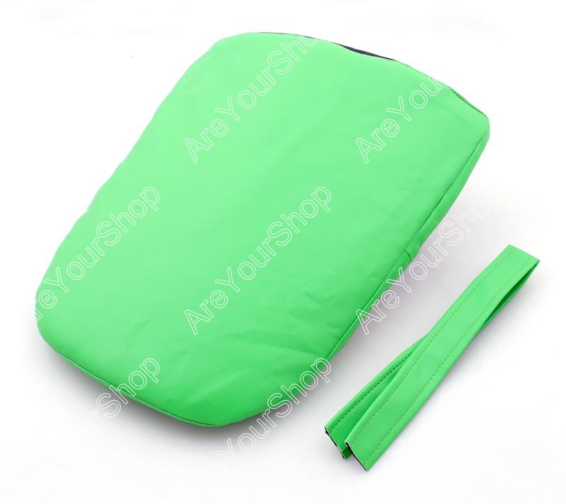 Passenger rear pu leather seat cowl cover pillon honda cbr600rr 2007-2012 green