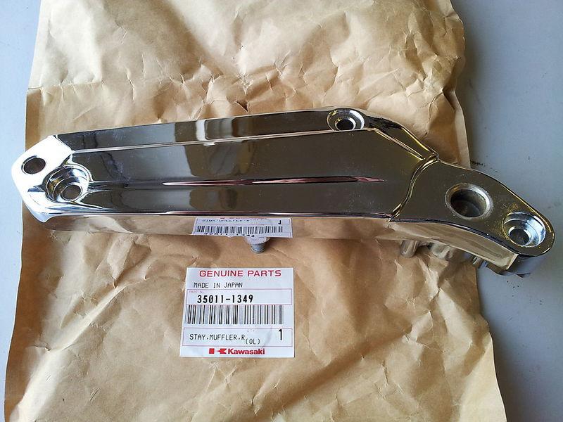 Kawasaki zl600 eliminator b 96-97 muffler bracket r.h. 35011-1349 nos