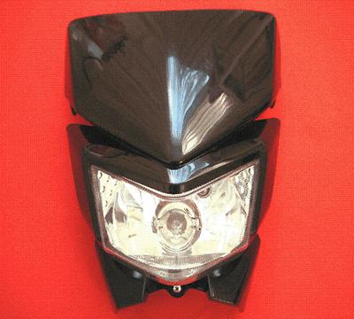 Universal enduro corss black racing motorcycle streetfighter headlight fairing