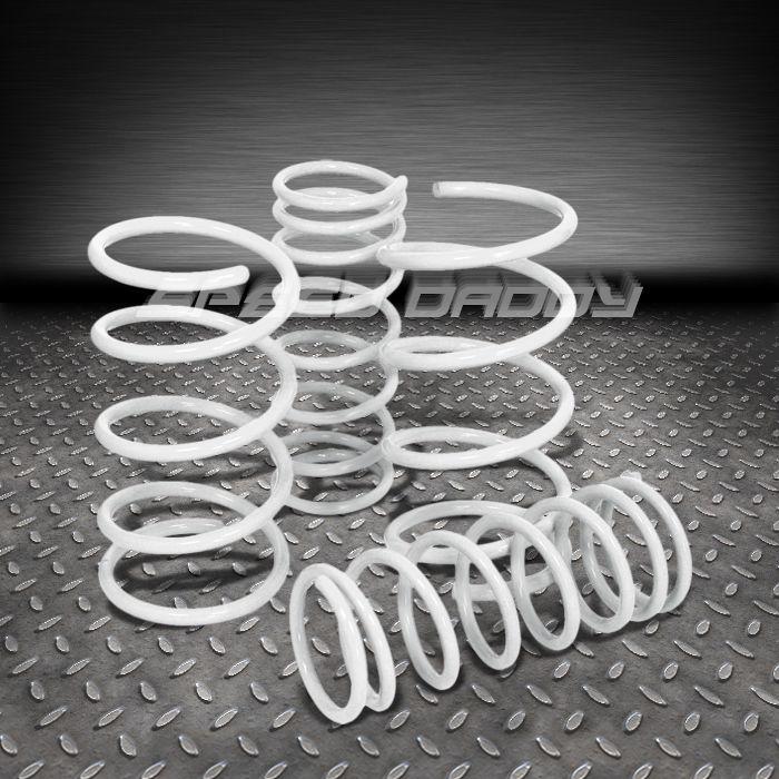 1.5" drop racing suspension lowering springs/spring 03-09 mazda 3 bk3p mzr white