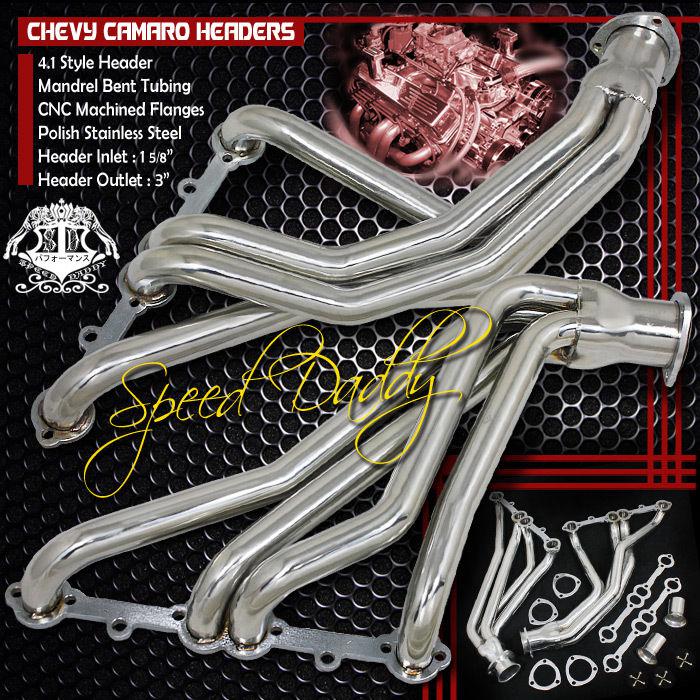 Stainless racing manifold long tube header/exhaust 63-82 chevrolet corvette v8