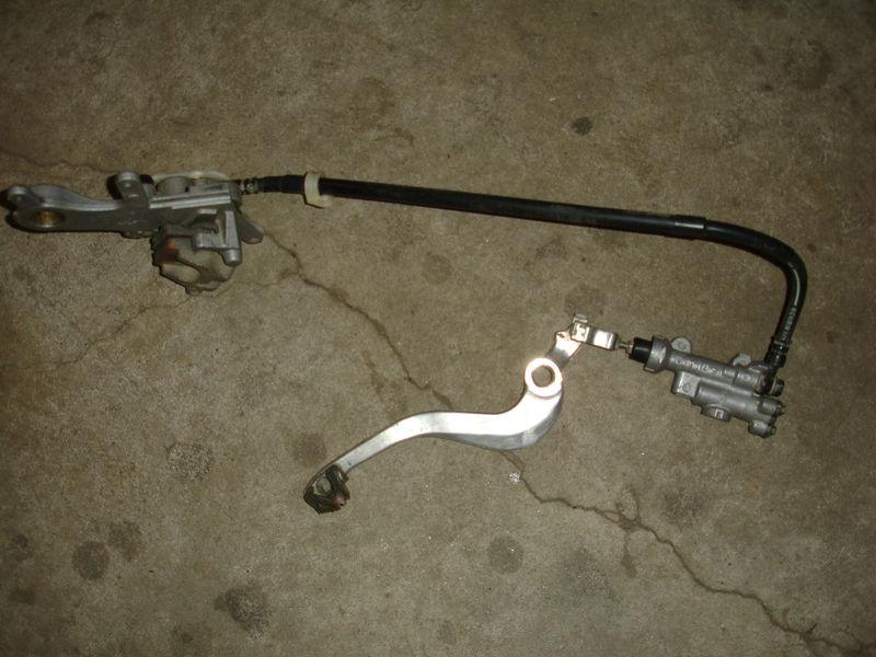 2007 honda crf250 crf 250 rear brake assembly 04 05 06 07 08