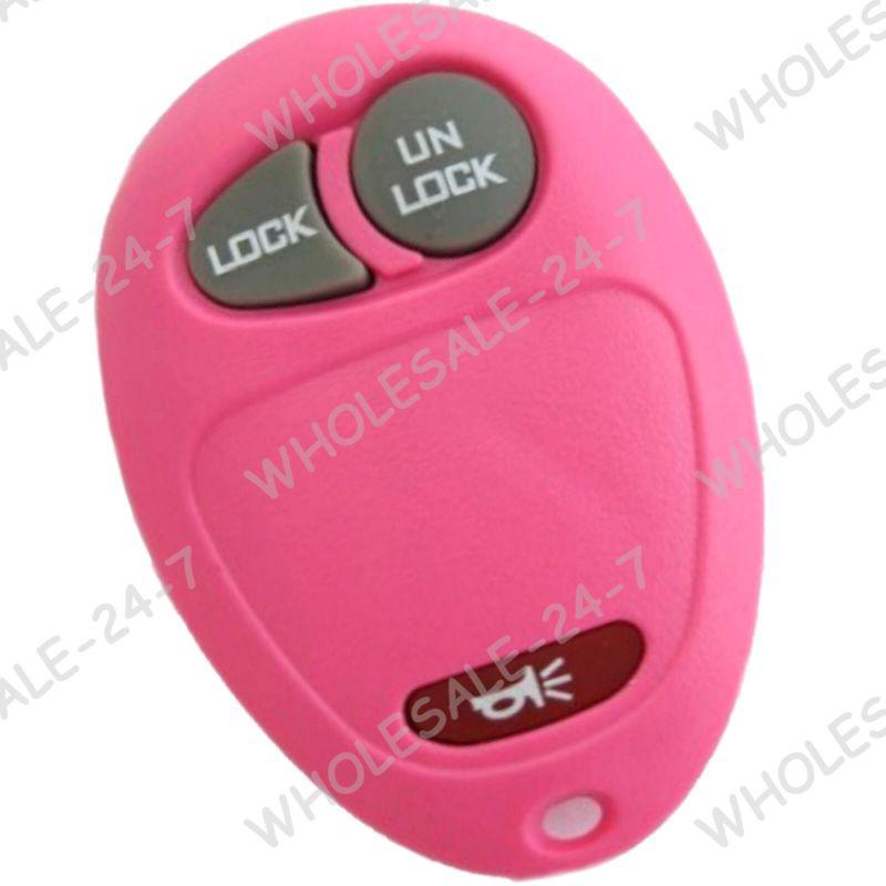 New pink gm keyless entry remote key fob clicker transmitter wireless l2c0007t