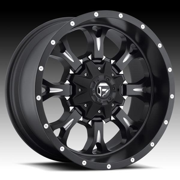 20" fuel krank d517 black rims & 35x12.50x20 nitto trail grappler wheels tires