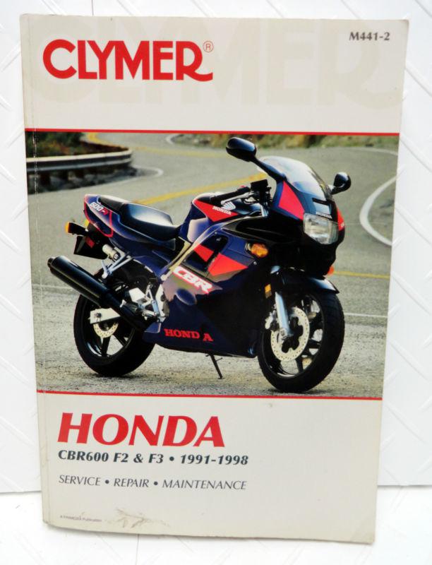 Clymer honda cbr600 f2 & f3, 1991-1998, service-repair-maintenance