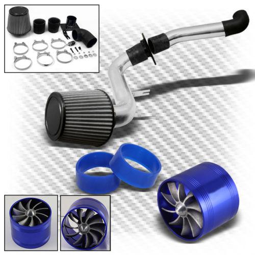 00-05 eclipse v6 tornado cold air intake stainless filter induction kit polish