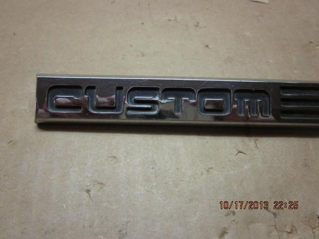 1977 ford truck "custom" emblem used