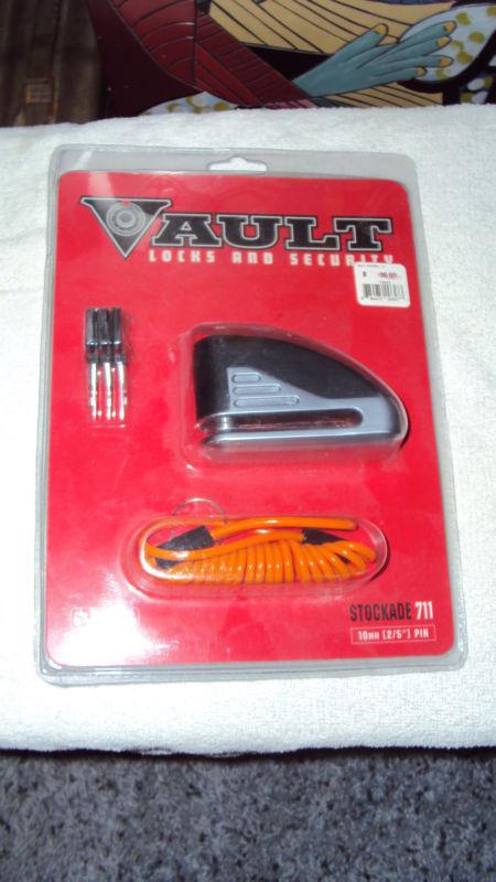 Vault motorcycle disc lock