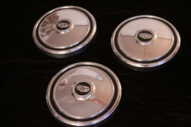 3 vintage 1973-78 ford dog dish hubcaps 10 1/2" 