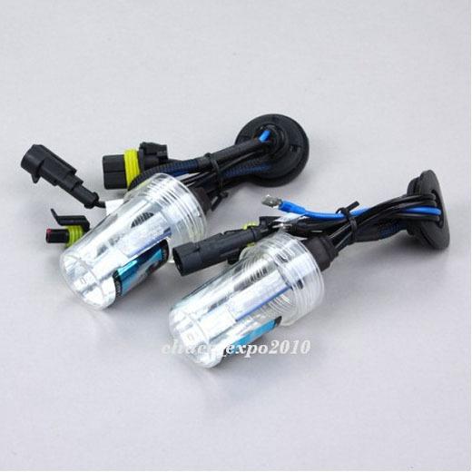 2x 35w hid xenon car headlight bulb lamp light h3 green