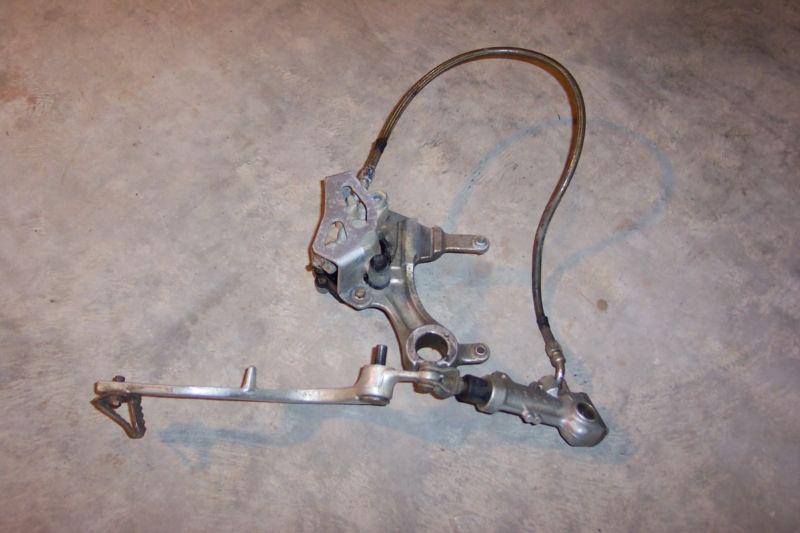 Kawasaki kx450 kx450f kx 450 rear brakes master cylinder caliper complete 07