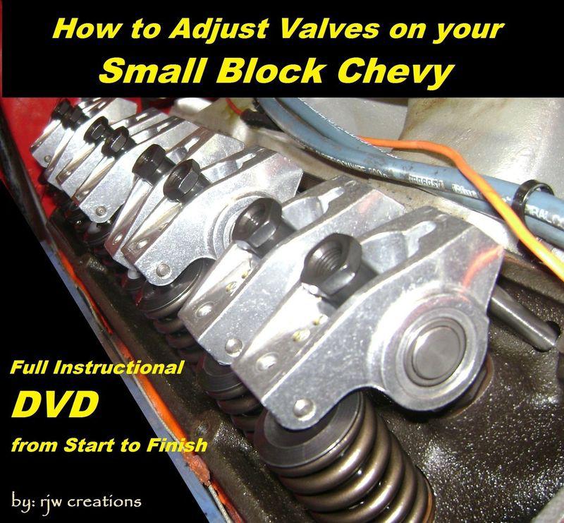 Dvd video how to adust valves on you small block chevy