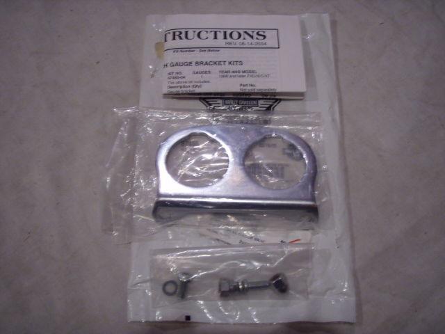 New harley 1.5" dual gauge bracket kit 67485-04