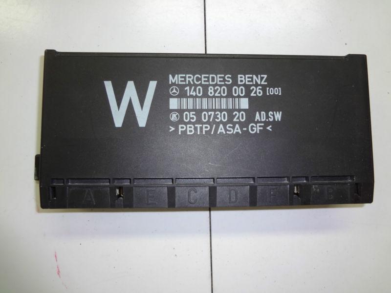 Mercedes s500 comfort control computer 1408200026 (fits s320 & s420) tested