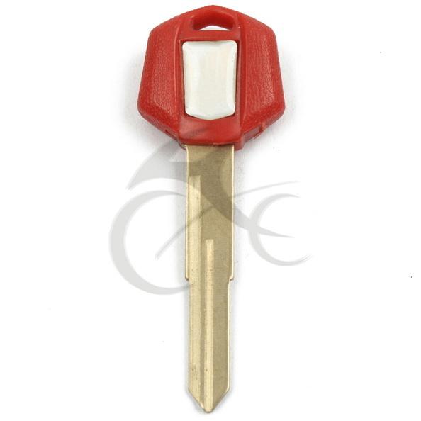 New red blank key uncut blade for suzuki b-king gsx1300bk gsx 1300 bk