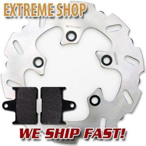 Suzuki rear race proven stainless steel brake rotor + pads gsxr 600 750 (04-05)