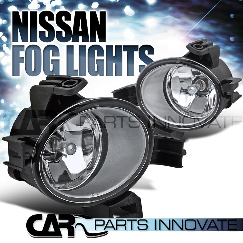 2005-2006 nissan altima clear fog lights driving bumper lamps